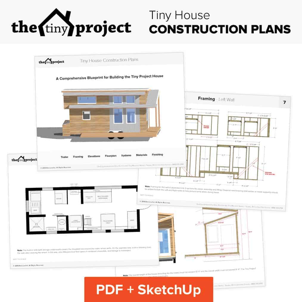 Our Tiny House Floor Plans Construction Pdf Sketchup
