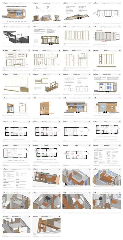 Preview of Tiny Project Tiny House Construction Plans