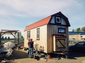 One of the tiny houses featured in the film