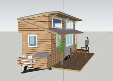 Tiny Project tiny house rendering